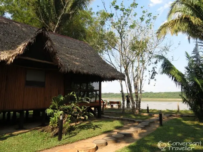 Inkaterra Reserva Amazonica jungle treehouse Tambopata Peru - a cabana bedroom at the lodge