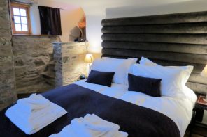 Aikwood Tower bedroom - luxury self catering Scotland - in a peel tower near Selkirk in the Scottish Borders