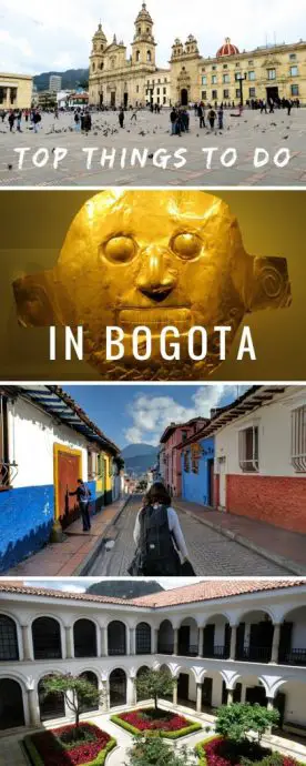 Best things to do in Bogota, the captial of Colombia, from strolling the historical streets of La Candelaria to taking a cable car up to see a mountain monastery