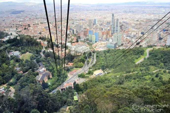 Monserrate cable car - things to do in Bogota, Colombia