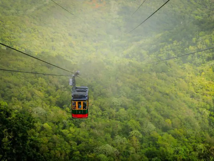 Ascending Mount Isabel de Torres in the Dominican Republic