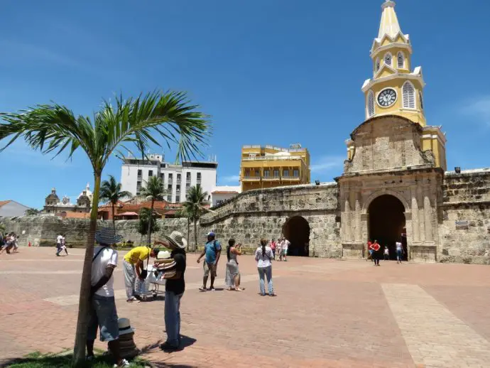 Clock Tower in Cartagena -Things to see do in Cartagena de Indias