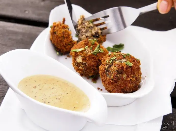 Haggis Bonbons - things to eat in the Scottish Borders
