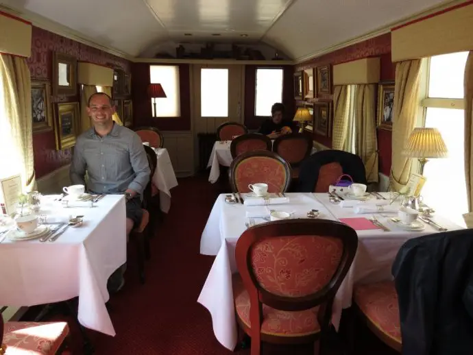 Afternoon Tea in the Countess of York at the National Railway Museum in York - luxury weekend in York
