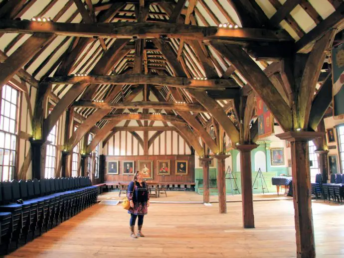 Inside the Merchant Adventuers Hall in York - luxury weekend in York