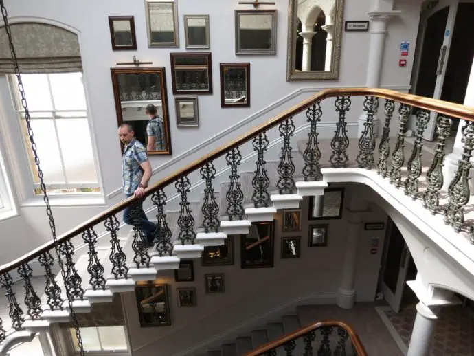 The Grand Staircase at The Principal Hotel in York, luxury hotel in York