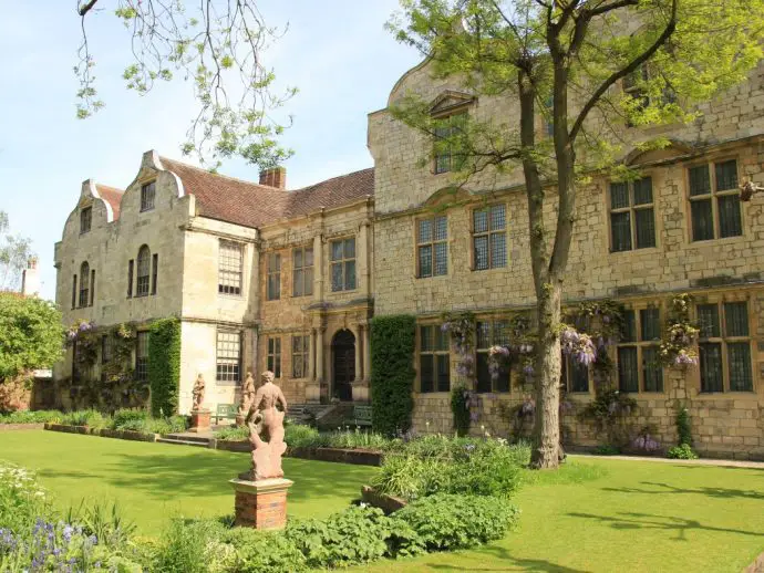 The Treasurers House gardens near York Minster - luxury weekend in York