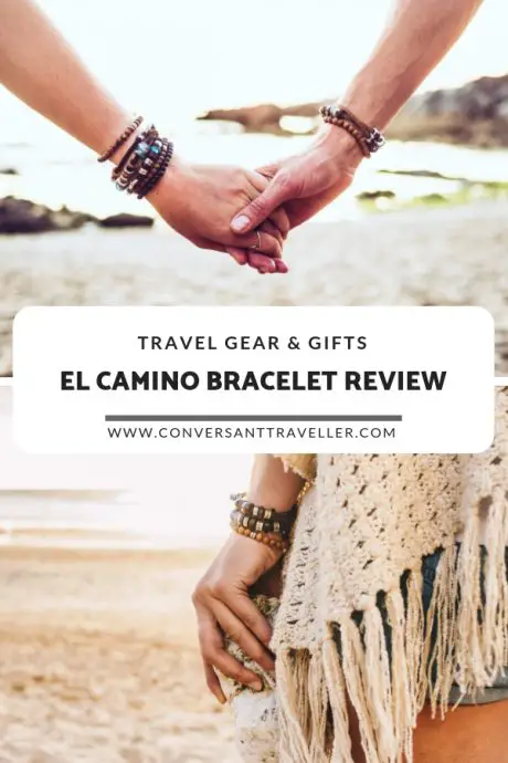 El Camino Bracelet review - a collectors charm bracelet perfect as a travel gift for globe trotters. The beads have countries engraved on them! #elcamino #travelgifts #travelbracelets