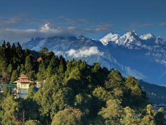 Himalayan views in Sikkim India