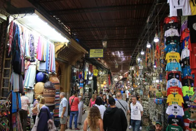 Follow the crowds in the Marrakech souks - how to navigate