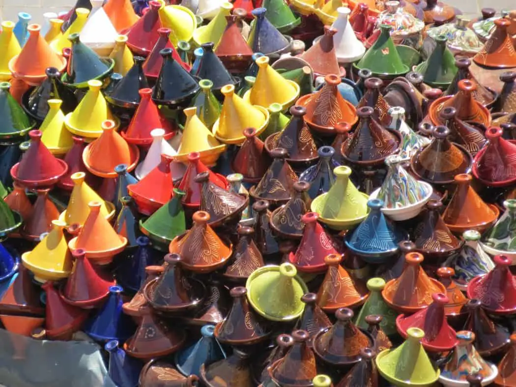 Tagines in the Marrakech souks - how to navigate