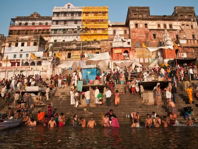 Varanasi Ghats in India
