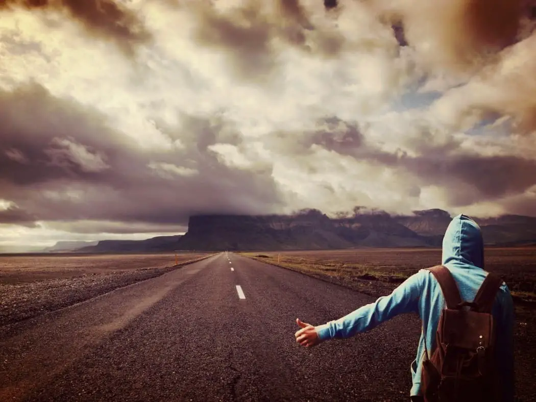 Hitch hiking travelling Conversant Traveller