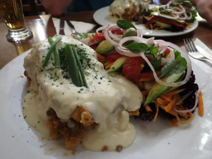 Lasagne at Jack's Cafe - where to eat in Cusco, Peru