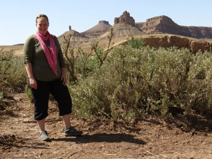 Hiking between Foum Zguid and Erg Chigaga