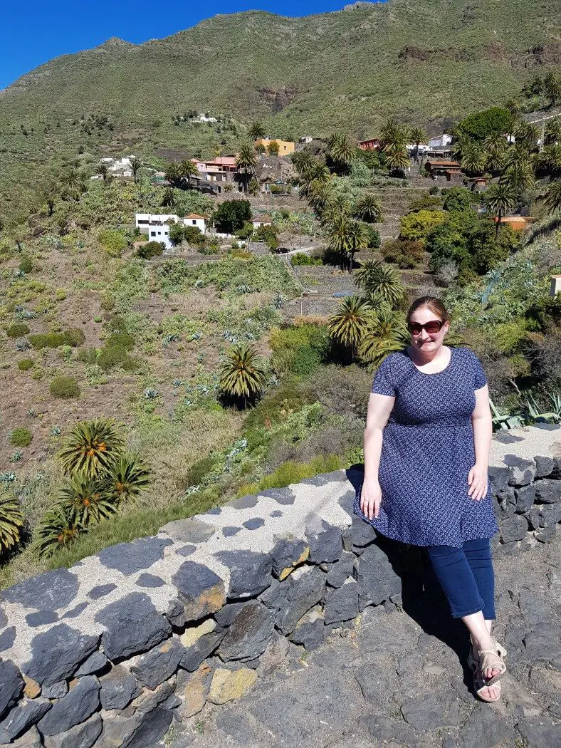 At the bottom of Masca village in Tenerife