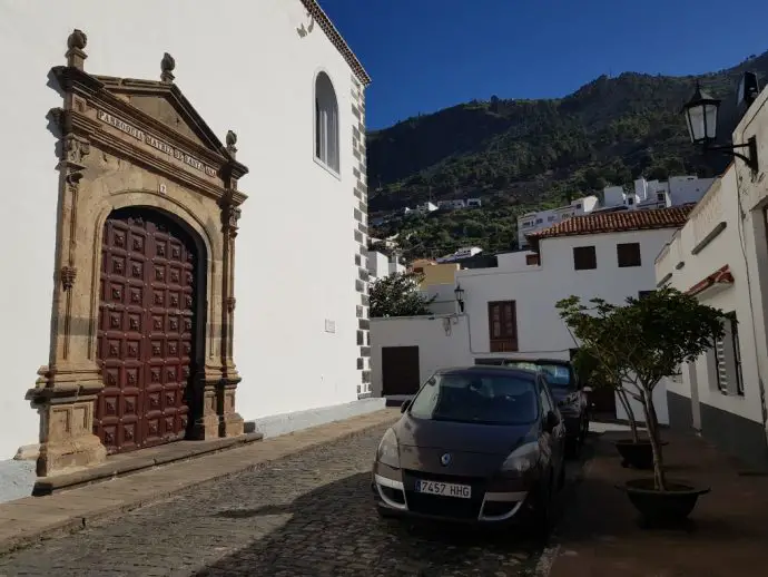 Church in Garachico in Tenerife