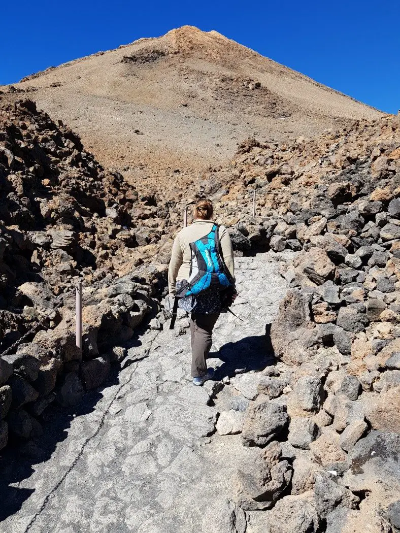 La Fortaleza route 11 Hiking trail at Mount Teide in Tenerife