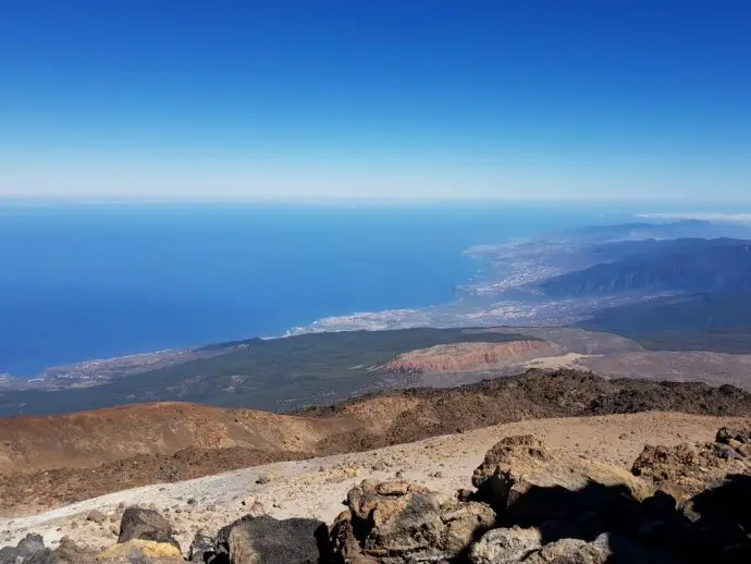 La Fortaleza viewpoint on Mount Teide in Tenerife