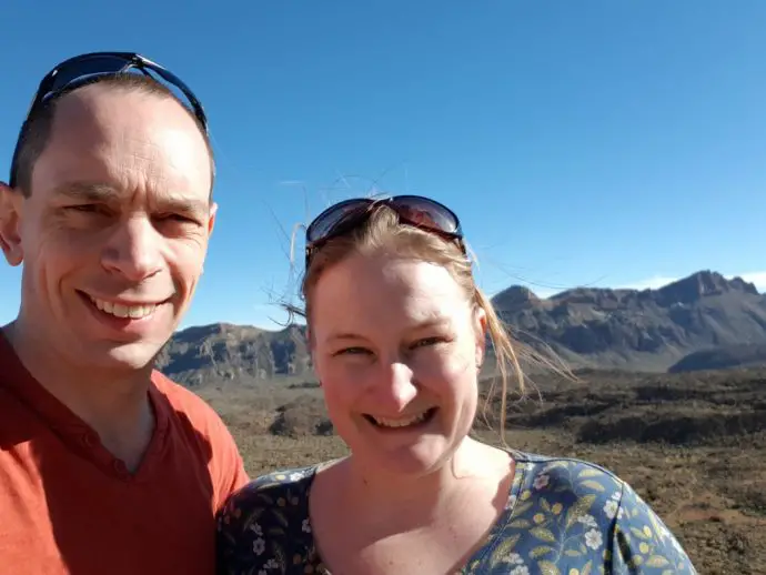 Montana Blanca viewpoint at Teide National Park