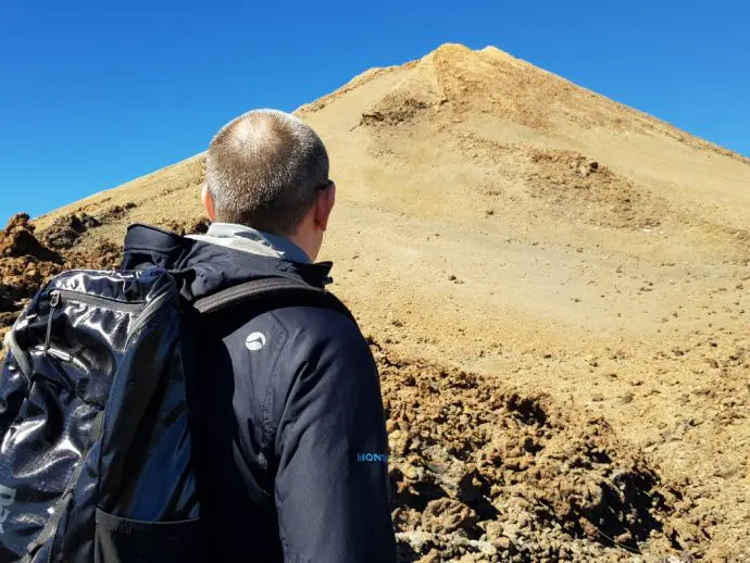 Mount Teide Crater from the cable car station in Tenerife