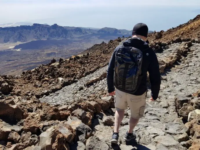 Mount Teide hiking trail in Tenerife