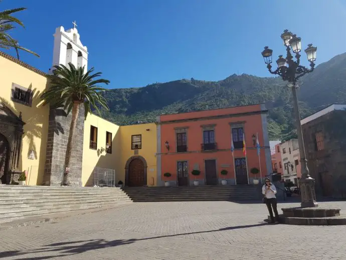 Plaza de Libertad in Garachico in Tenerife