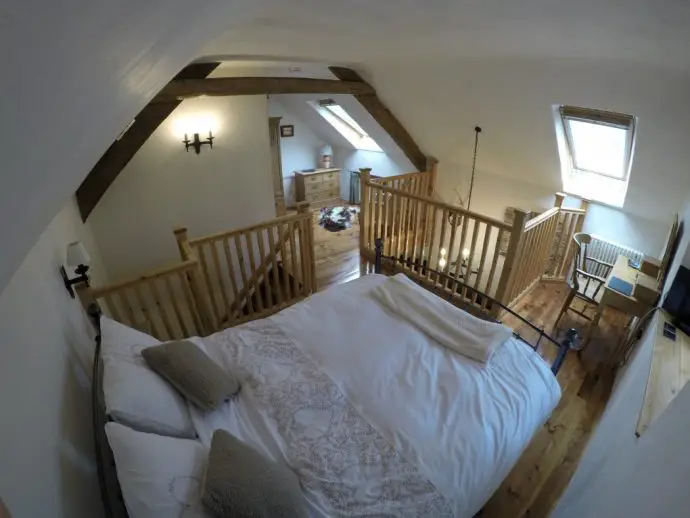 Bedroom at Pitt Farm Cottage in Exmoor