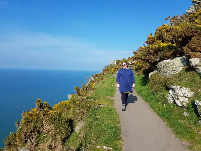 Valley of the Rocks near Lynton in Devon