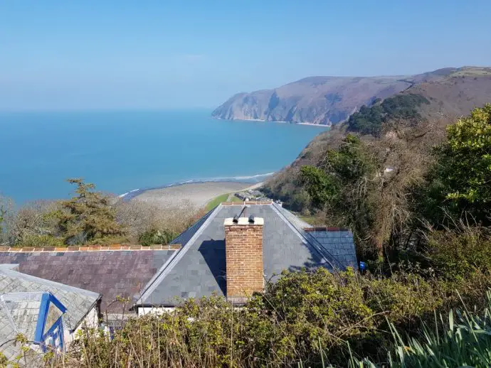 View from the church in Lynton