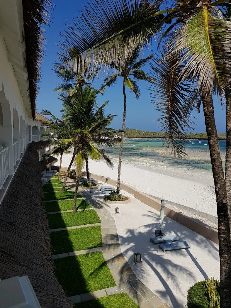 View from the room at Hemingways Watamu