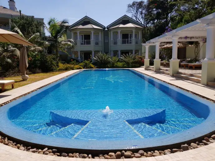 Swimming pool at Hemingways Nairobi luxury boutique hotel
