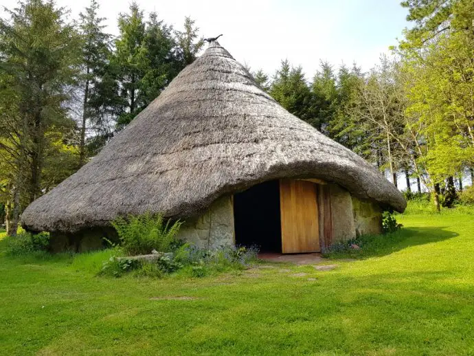 Iron age round house in woodland clearing - unusual places to stay in Cornwall