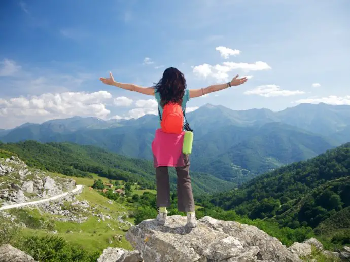 Hiking in the Picos de Europa in Spain