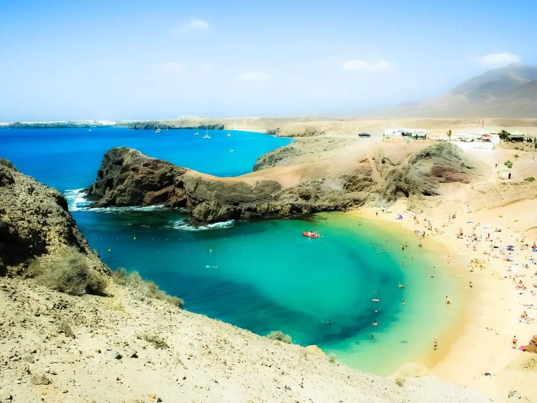 Playa Papagayo on Lanzarote