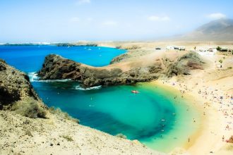 Playa Papagayo on Lanzarote