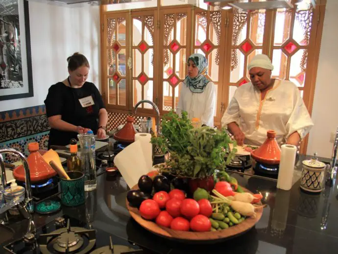 Marrakech in winter - cooking class at La Maison Arabe