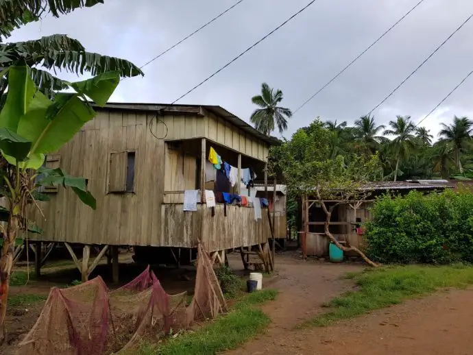 House in Praia Abade village on Principe