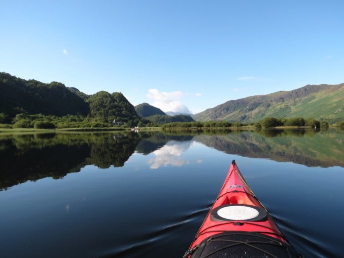 Canoeing on Derwentwater