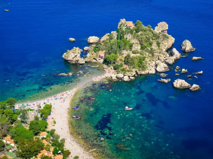 Isola Bella in Taormina Sicily