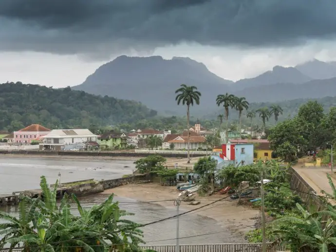 Santo Antonio on Principe - the smallest capital city in the world