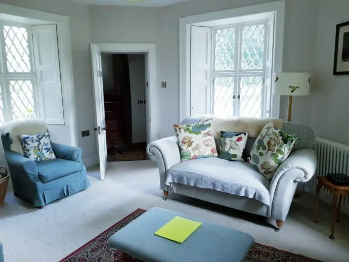 Lounge in East Gatehouse Lodge, Monzie Estate, Crieff