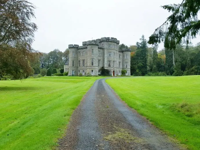 Monzie Castle near Crieff in Scotland