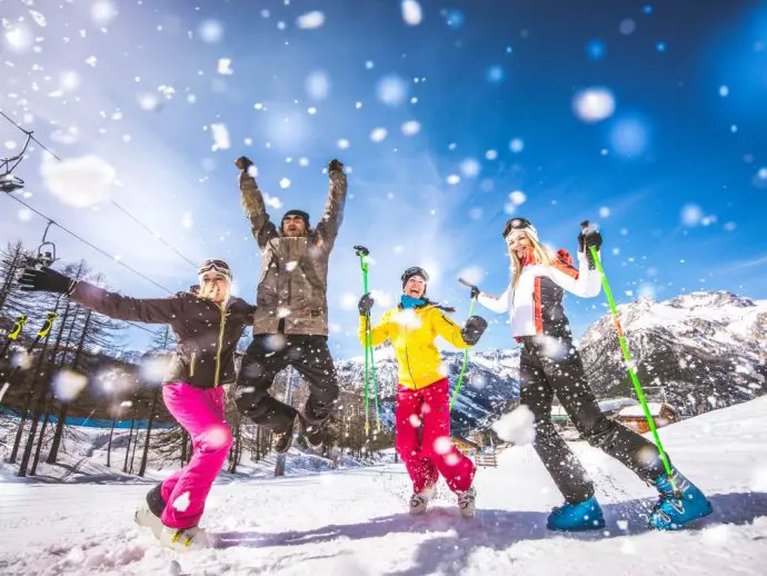 Skiing in France