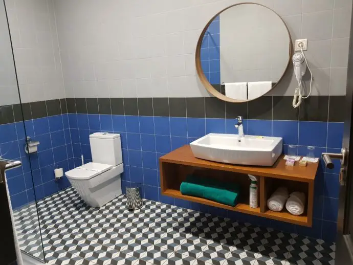 Bathroom in Omali Lodge room