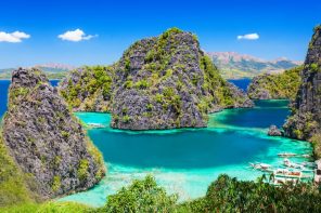 Blue lagoon, Coron, Philippines