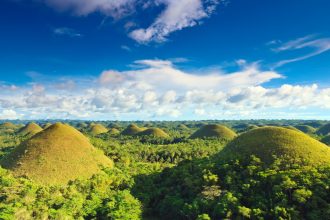 Chocolate Hills in Bohol, Philippines