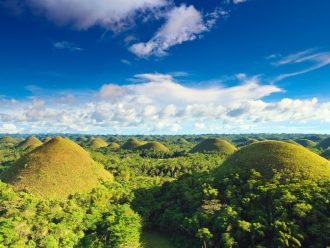 Chocolate Hills in Bohol, Philippines