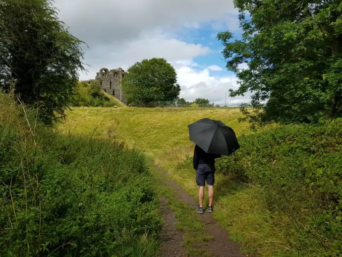 Clun Castle in Shropshire