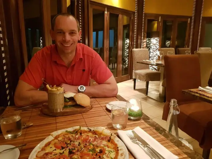 Dinner at Omali Lodge on Sao Tome